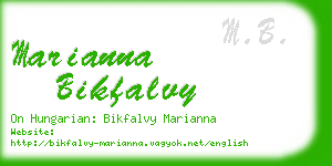 marianna bikfalvy business card